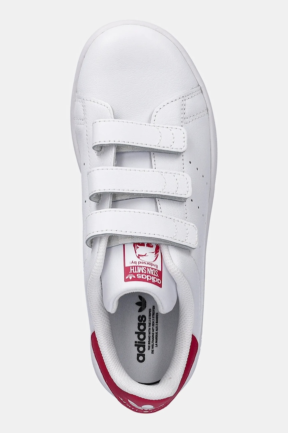 Detské kožené tenisky adidas Originals STAN SMITH biela JP9719