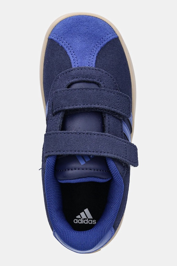 adidas sneakersy zamszowe dziecięce VL COURT 3.0 granatowy JP7876