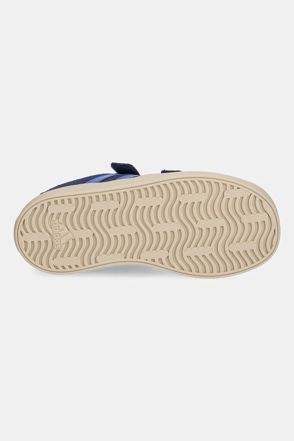 adidas sneakersy zamszowe dziecięce VL COURT 3.0 JP7876 granatowy