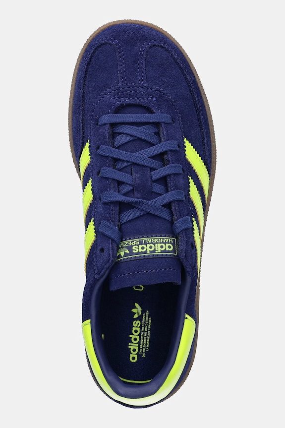 Detské semišové tenisky adidas Originals HANDBALL SPEZIAL modrá JP8003