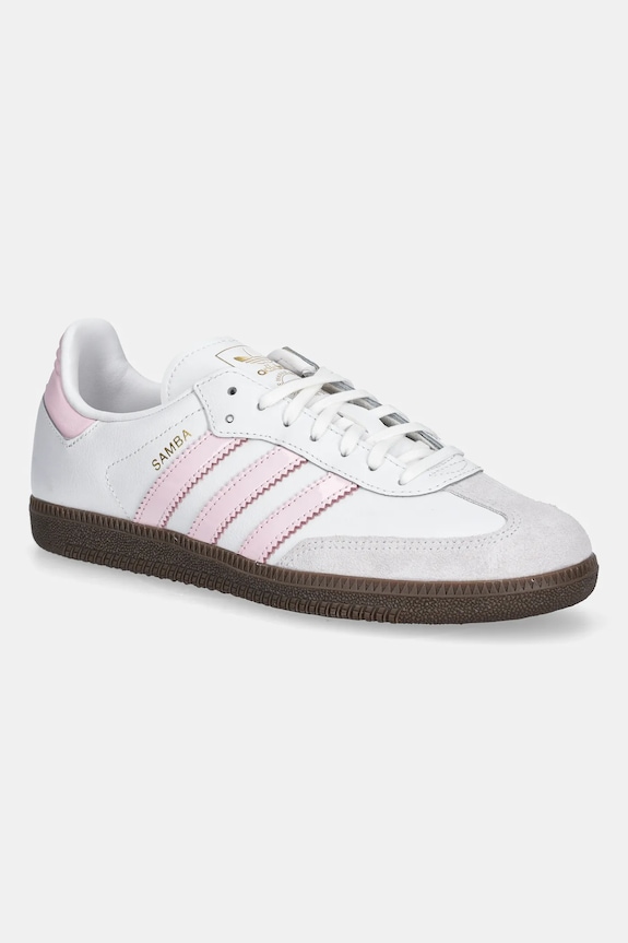 adidas Originals scarpe da ginnastica per bambini SAMBA OG con lacci bianco JQ2845