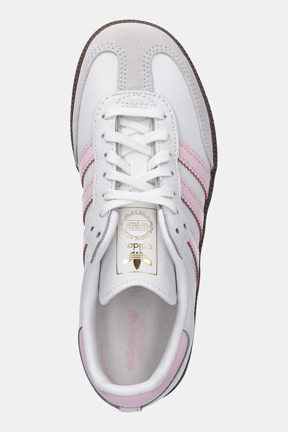 Dječje kožne tenisice adidas Originals SAMBA OG bijela JQ2849