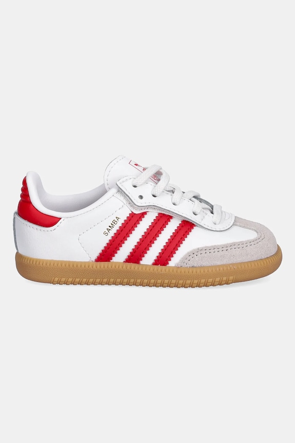 adidas Originals scarpe da ginnastica per bambini SAMBA OG JQ3190 bianco AW25