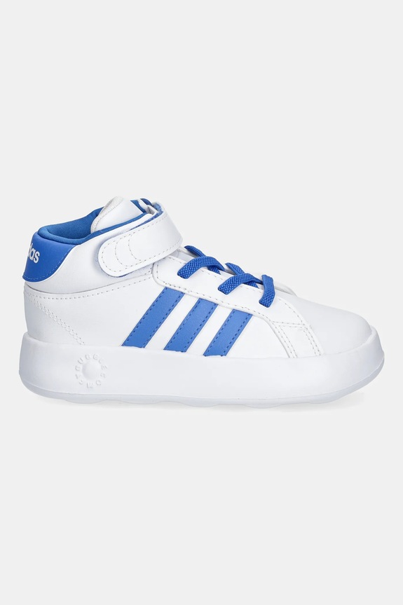 Detské tenisky adidas GRAND COURT MID JQ5678 biela AW25