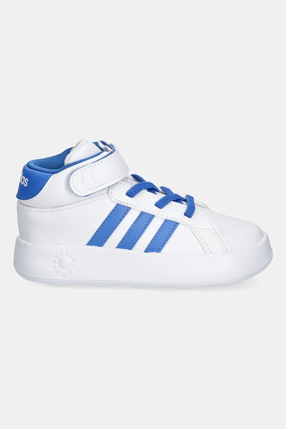 Detské tenisky adidas GRAND COURT MID JQ5678 biela AW25