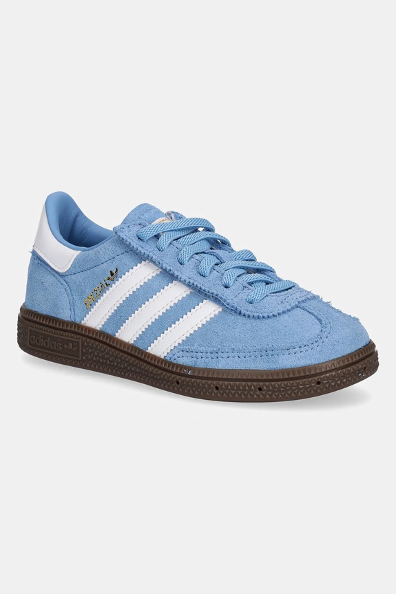 Otroške superge iz semiša adidas Originals HANDBALL SPEZIAL Velcro modra JQ6381
