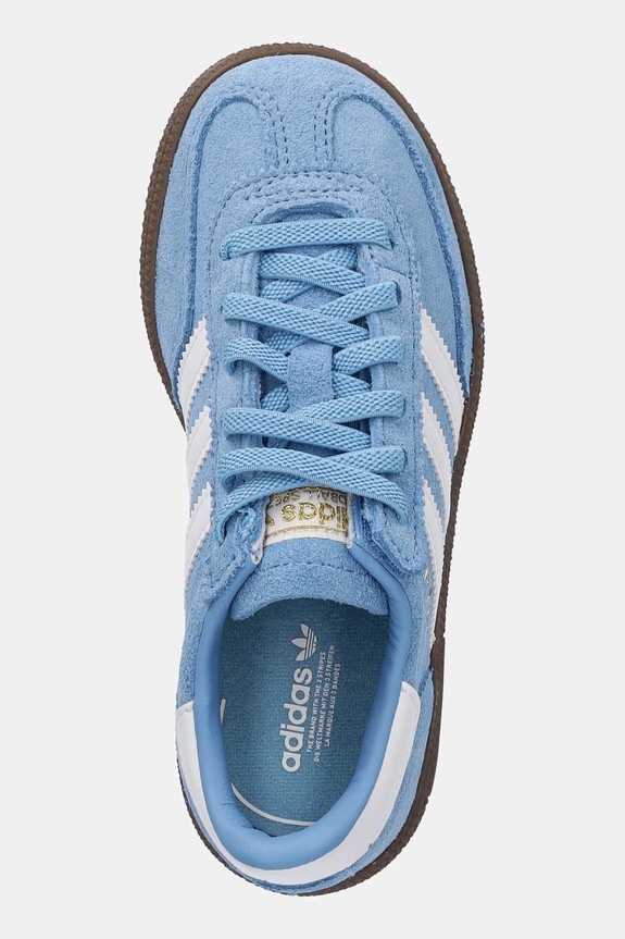 Otroške superge iz semiša adidas Originals HANDBALL SPEZIAL modra JQ6381