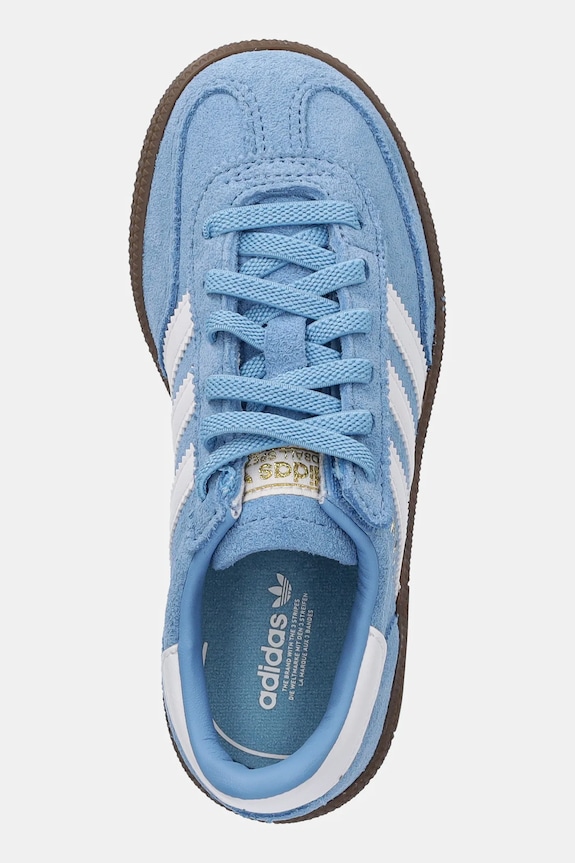 Otroške superge iz semiša adidas Originals HANDBALL SPEZIAL modra JQ6381