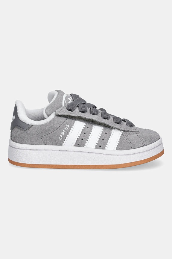 adidas Originals sneakers de piele întoarsă pentru copii CAMPUS 00s JQ6384 gri SS26