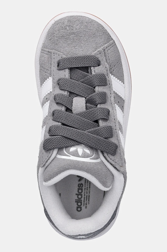 adidas Originals sneakers de piele întoarsă pentru copii CAMPUS 00s gri JQ6384