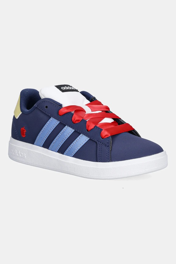 adidas sneakersy dziecięce GRAND COURT 00s SNOW WHITE syntetyczny granatowy JQ6680