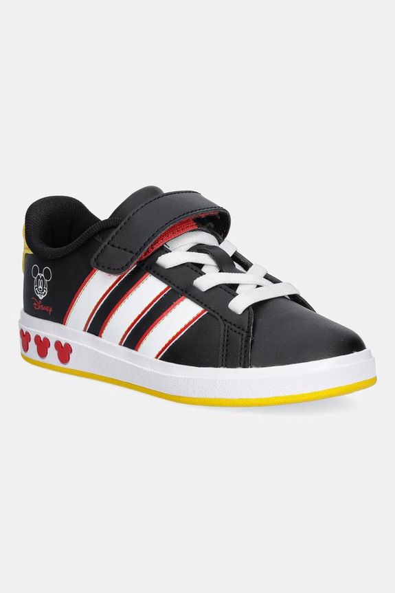 Παιδικά sneakers adidas GRAND COURT MICKEY χαρακτήρες παραμυθιού μαύρο JQ7829