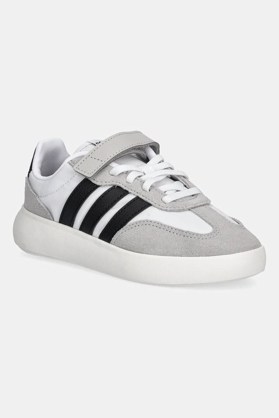 Dětské tenisky adidas BARREDA DECODE semišová kůže šedá JQ8850