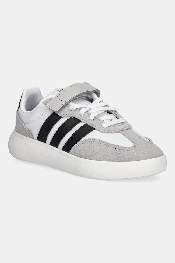 Dětské tenisky adidas BARREDA DECODE semišová kůže šedá JQ8850