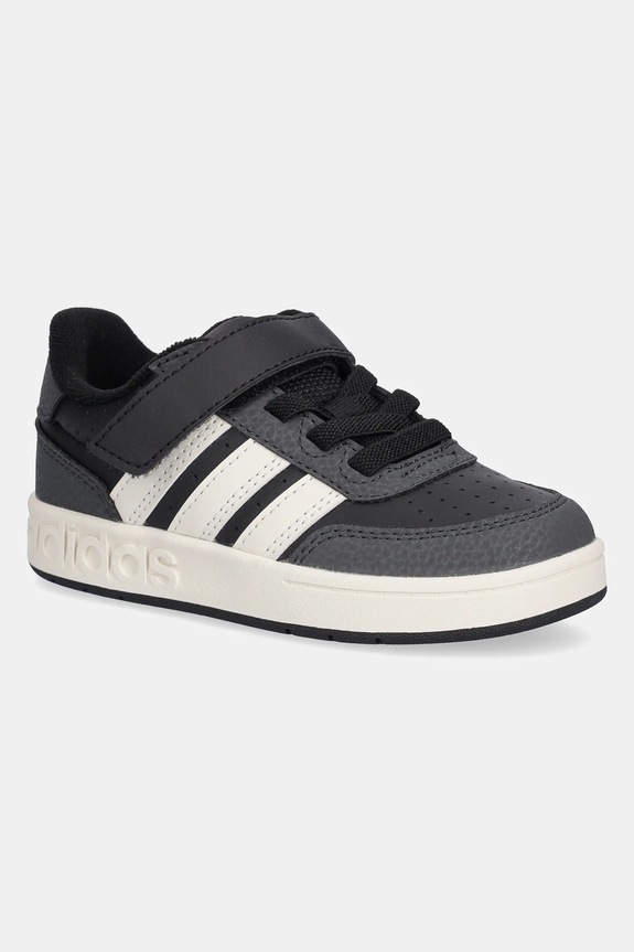 Otroške superge adidas BREAKBASE Imitacija zrnatega usnja črna JR0204