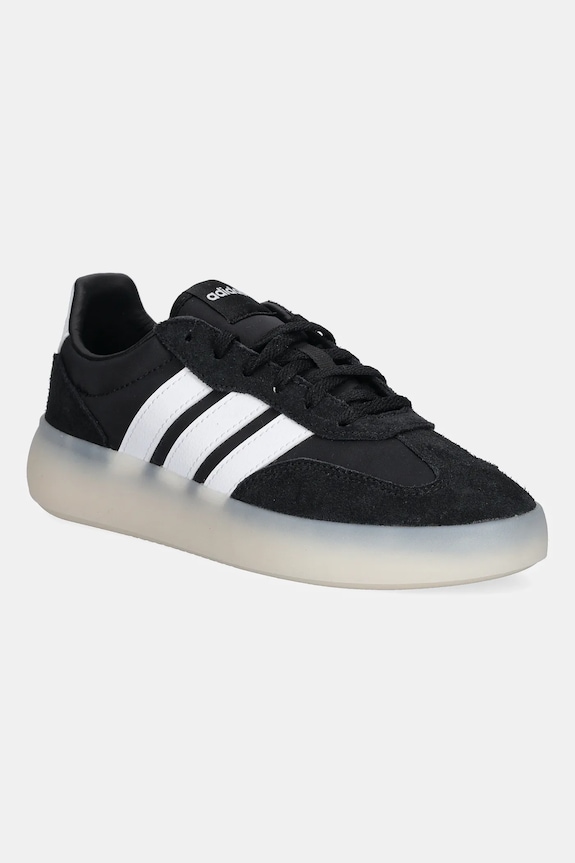 Dječje tenisice adidas BARREDA DECODE brušena koža crna JR0762
