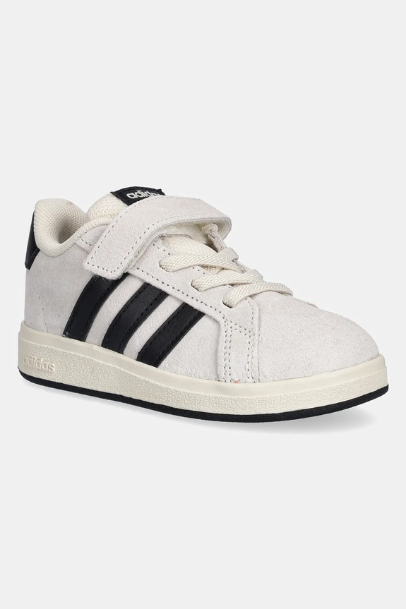 Παιδικά sneakers adidas GRAND COURT 00s δέρμα σαμουά μπεζ JR0778