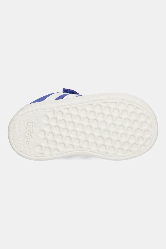 Detské semišové tenisky adidas GRAND COURT 00s JR0780 modrá