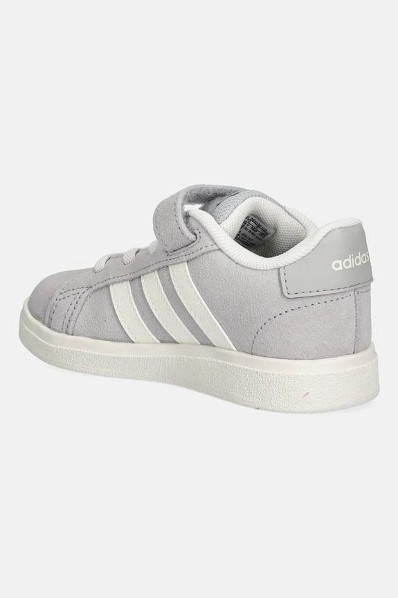 Chlapec Detské semišové tenisky adidas GRAND COURT 00s JR0782 sivá