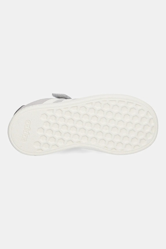 Detské semišové tenisky adidas GRAND COURT 00s JR0782 sivá