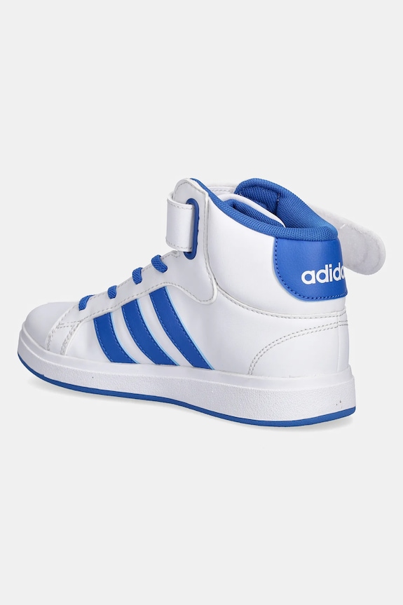Αγορίστικα Παιδικά sneakers adidas GRAND COURT MID JR0800 λευκό