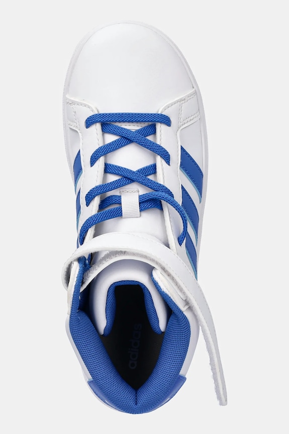 Παιδικά sneakers adidas GRAND COURT MID λευκό JR0800