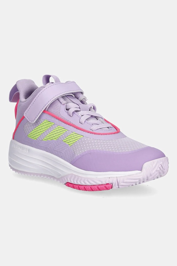 Παιδικά sneakers adidas Originals OWNTHEGAME 3.0 συνθετικό μωβ JR1449