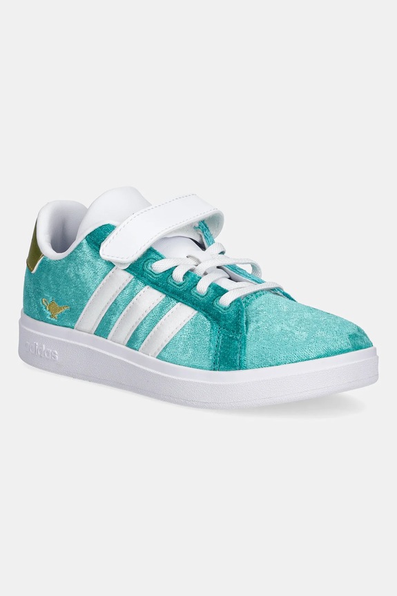 Dječje tenisice adidas GRAND COURT 2.0 JASMINE Likovi iz crtića tirkizna JR4919