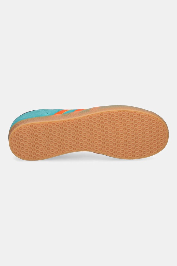 Dětské kožené tenisky adidas Originals GAZELLE JR5943 zelená