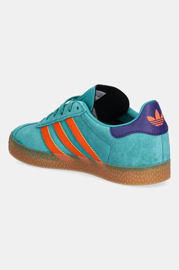 CHLAPEC Dětské semišové tenisky adidas Originals GAZELLE JR5946 zelená