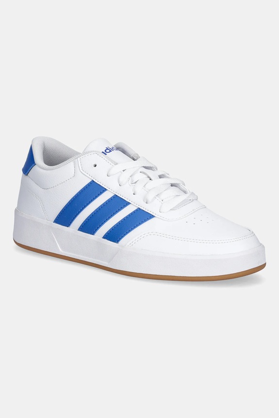 adidas sneakersy dziecięce BREAKNET 3.0 imitacja skóry licowej biały JR8446