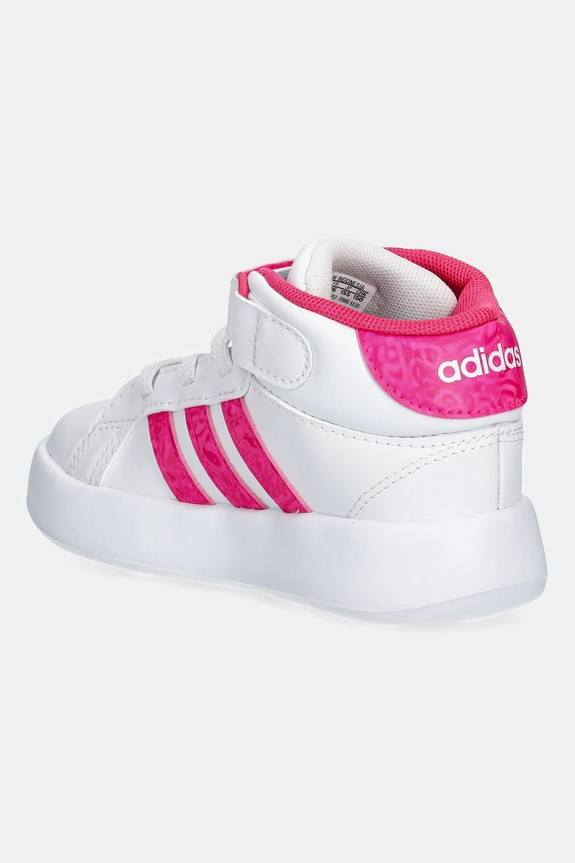 Chlapec Detské tenisky adidas GRAND COURT MID JS1682 biela