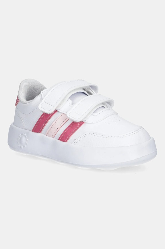 adidas sneakers pentru copii BREAKNET 3.0 mic de statură alb JS3676