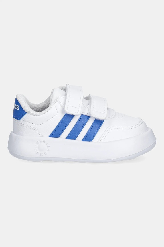 adidas sneakersy dziecięce BREAKNET 3.0 JS3678 biały AW25