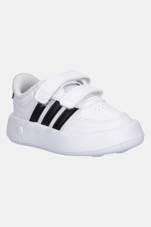adidas scarpe da ginnastica per bambini BREAKNET 3.0 finta pelle fiore bianco JS3680