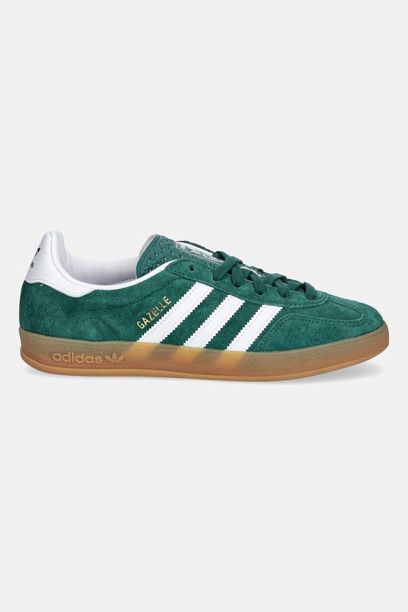 adidas Originals sneakers in camoscio per bambini GAZELLE INDOOR JS3800 verde SS26