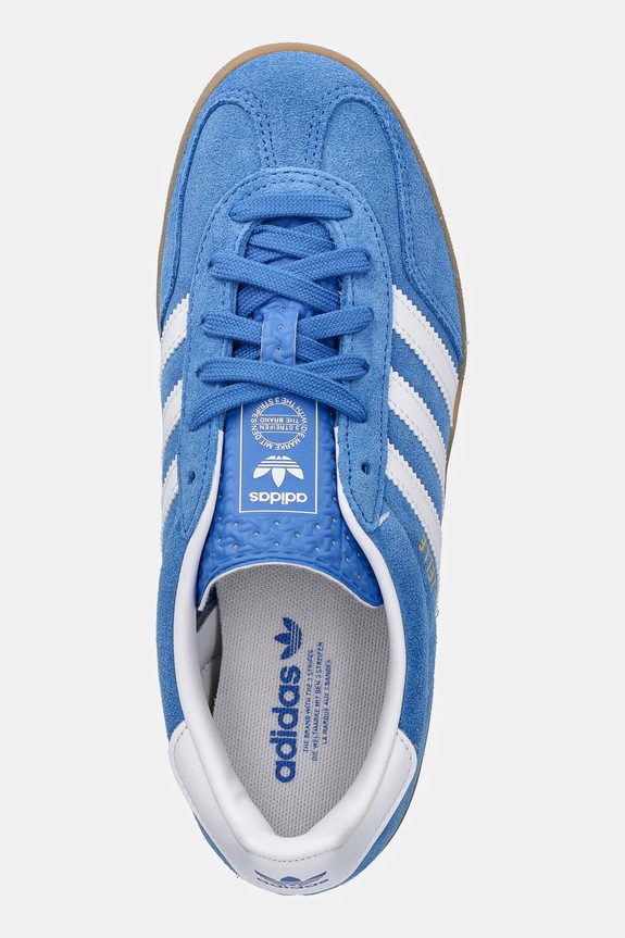 adidas Originals sneakersy dziecięce GAZELLE INDOOR niebieski JS3802