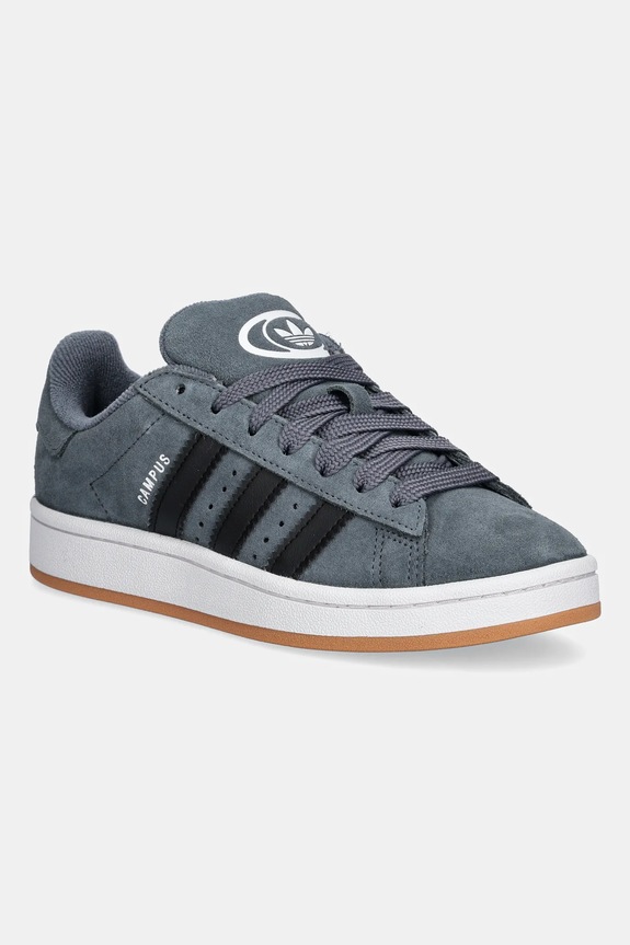 Detské semišové tenisky adidas Originals CAMPUS 00s semišová koža sivá JS3845