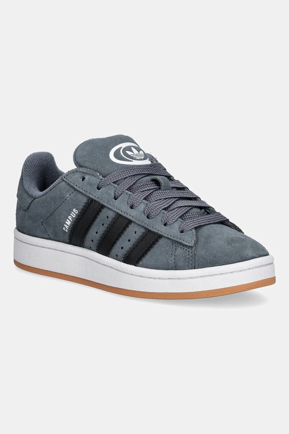 Detské semišové tenisky adidas Originals CAMPUS 00s semišová koža sivá JS3845