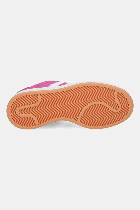 Detské semišové tenisky adidas Originals CAMPUS 00s JS3847 ružová