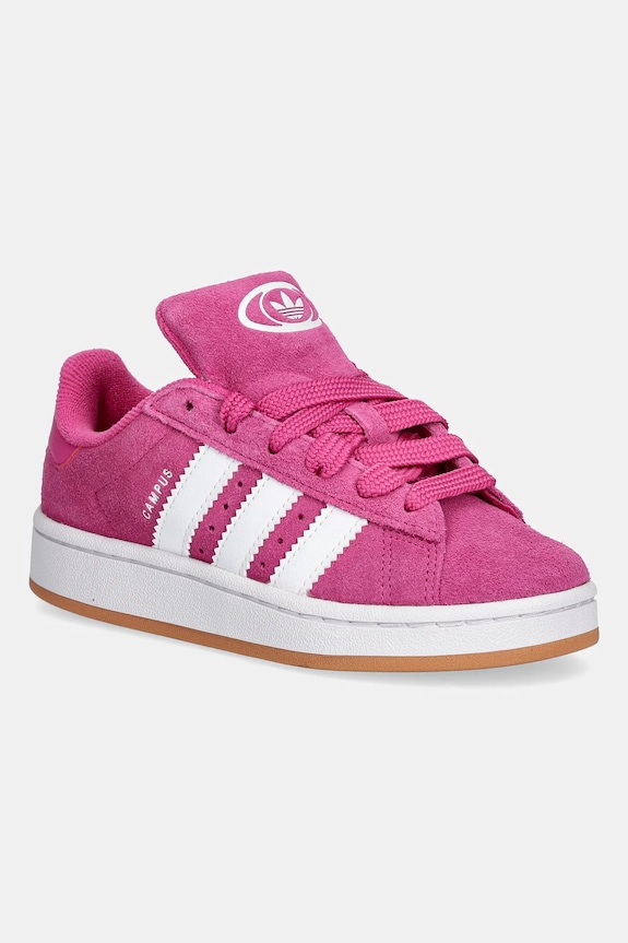 Παιδικά sneakers adidas Originals CAMPUS 00s δέρμα σαμουά ροζ JS3850