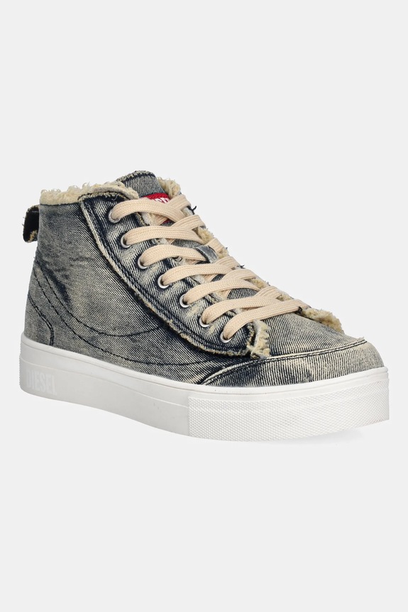 Detské tenisky Diesel VANEELA S-VANEELA MC SNEAKERS vysoký tmavomodrá BC1037