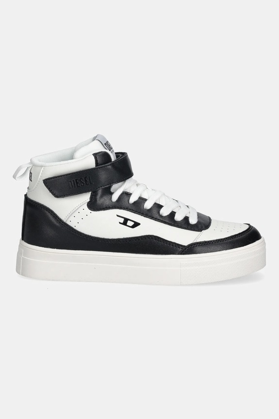 Детские кожаные кроссовки Diesel TRACKER-D S-TRACKER D SNEAKERS BC1039 чёрный AW25