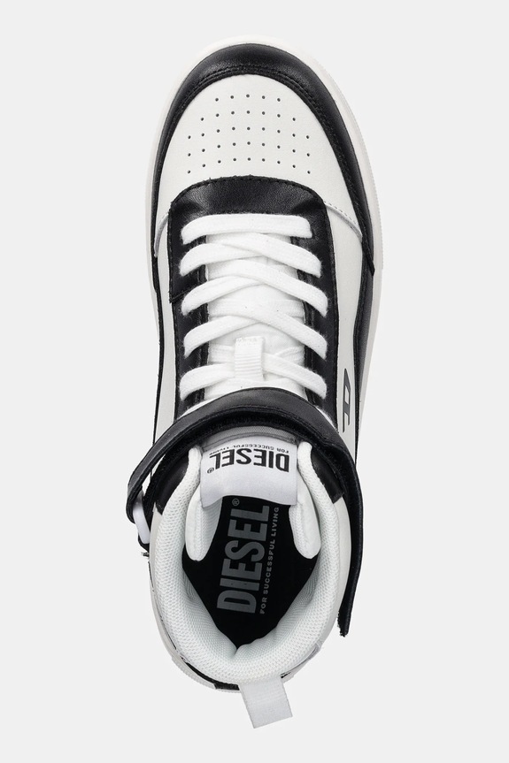 Детские кожаные кроссовки Diesel TRACKER-D S-TRACKER D SNEAKERS чёрный BC1039
