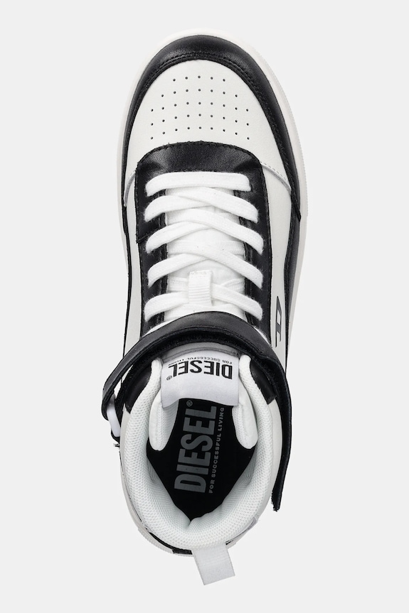 Детские кожаные кроссовки Diesel TRACKER-D S-TRACKER D SNEAKERS чёрный BC1039