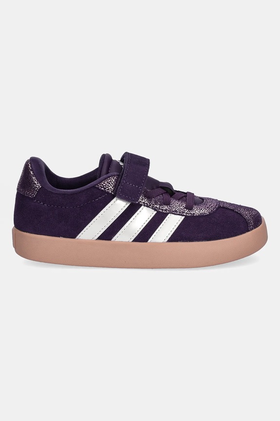 adidas sneakersy dziecięce VL COURT 3.0 JP7836 fioletowy AW25