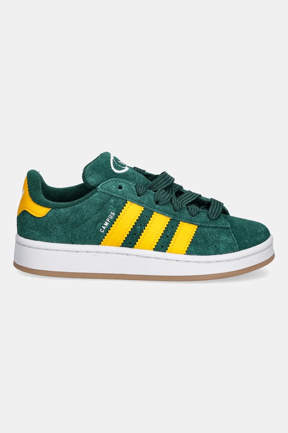 Παιδικά sneakers σουέτ adidas Originals CAMPUS 00s JP7985 πράσινο AW25
