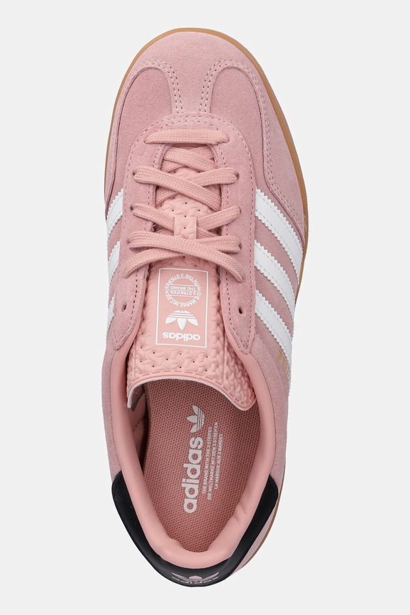 Detské tenisky adidas Originals GAZELLE INDOOR ružová JP8763