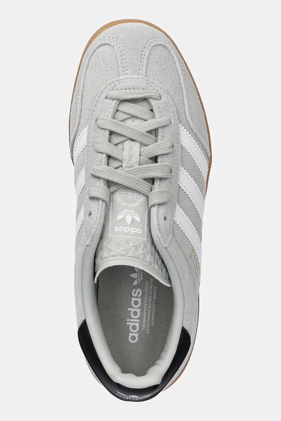 Otroške superge adidas Originals GAZELLE INDOOR siva JP8764