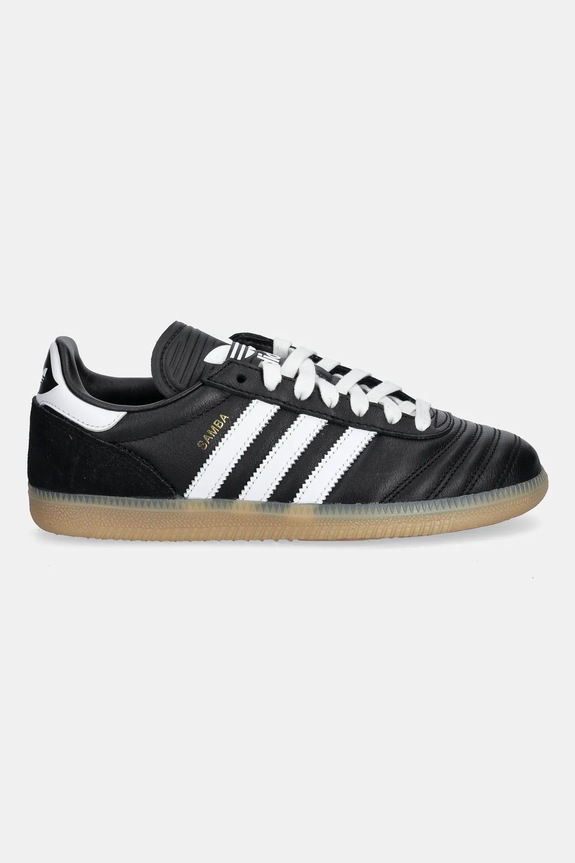 Παιδικά δερμάτινα sneakers adidas Originals SAMBA JQ1326 μαύρο AW25